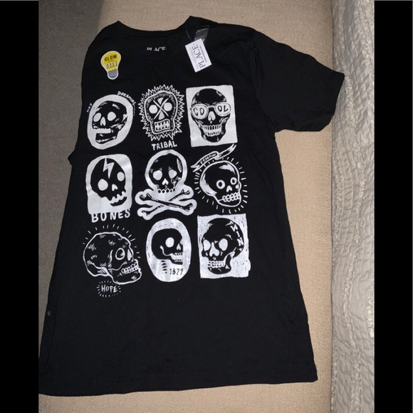 The Children's Place Other - Kids glow in the dark - short sleeve T